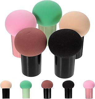 10Pcs Mushroom Head Cosmetic Sponge Puff Wet ...