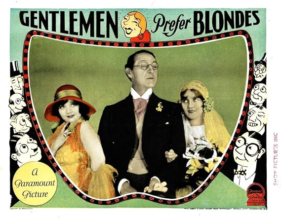 Amazon.com: Posterazzi Gentlemen Prefer Blondes From Left Alice White  Holmes Herbert Ruth Taylor 1928 Movie Masterprint Poster Print, (28 x 22):  Posters & Prints