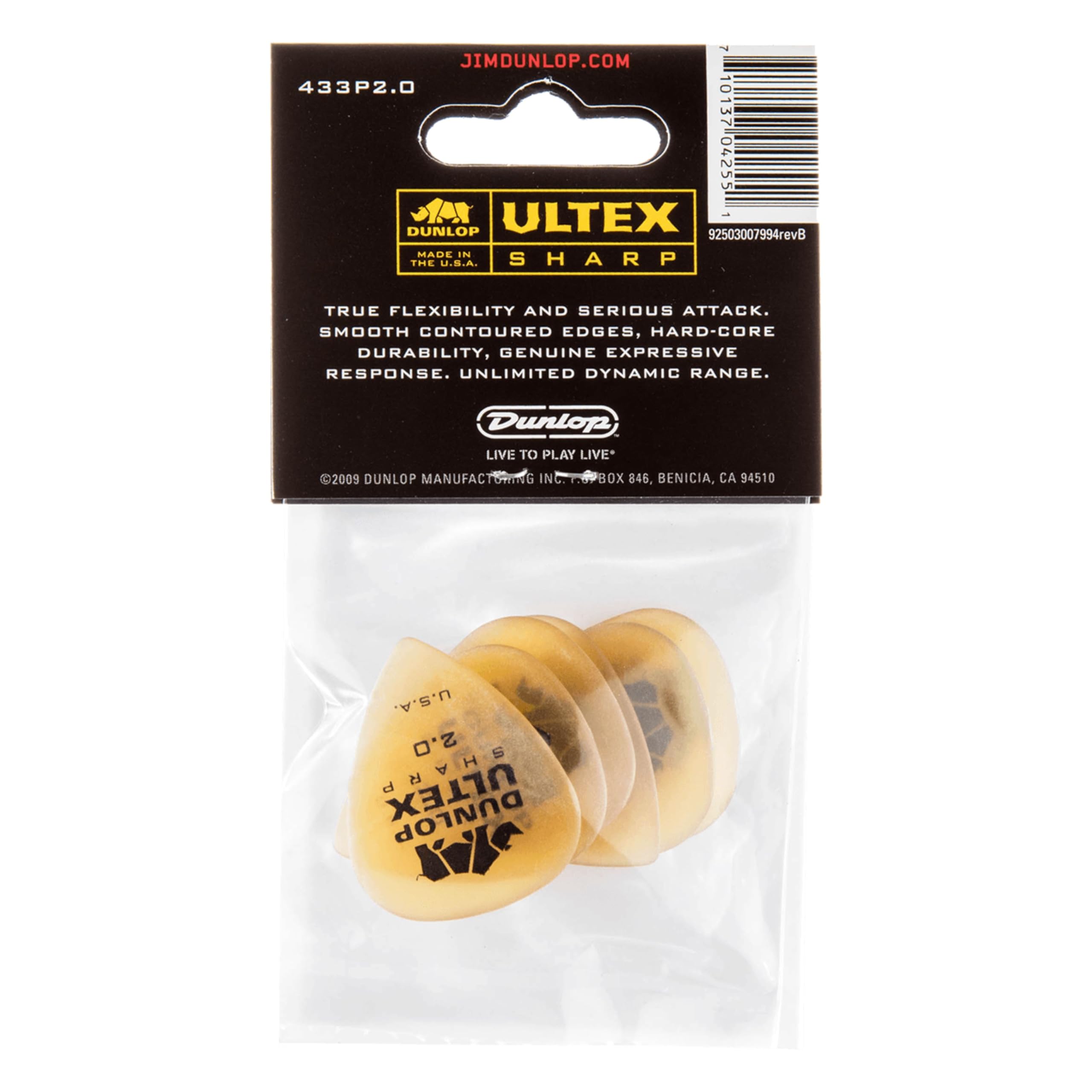 Image secondaire de Mdiators Ultex Sharp Player 2,00 mm, lot de 6