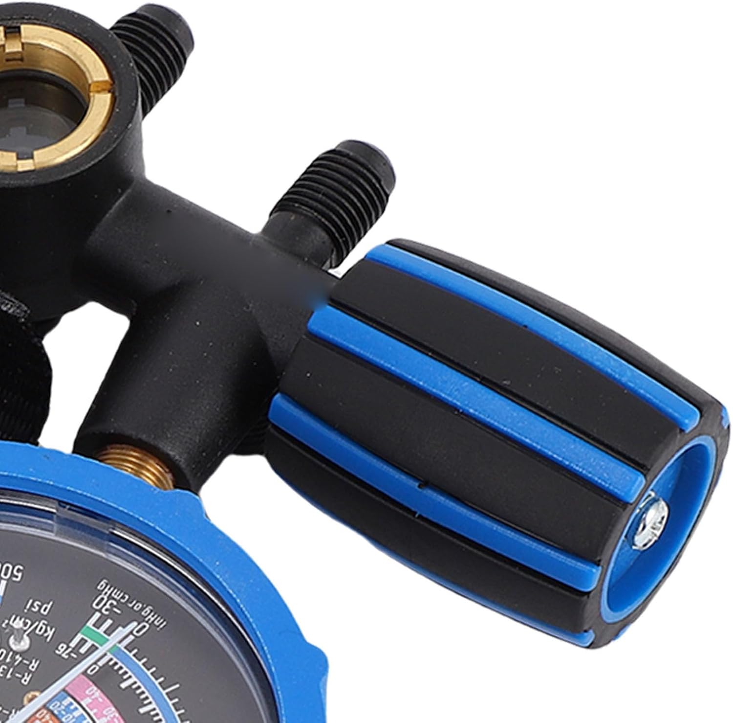 Air Conditioning Pressure Gauge, Manifold Pressure Gauge Set, high and Low Pressure gauges, Suitable for R134, R22, R410A, R404