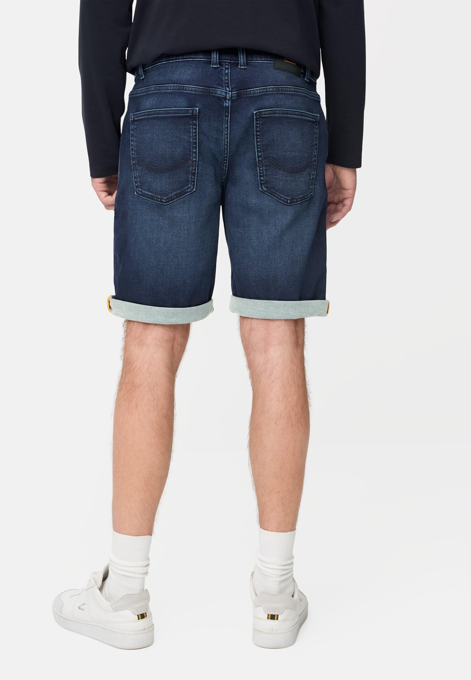 camel active Herren Jeans Shorts aus Baumwollmix | fleXXXactive® Jeansshorts mit verstellbaren Tunnelzug und praktischen Taschen - pflegeleicht