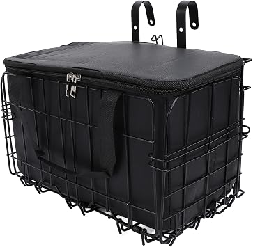 Dog Bike Carrier Large Basket for Pet Carrier for Mobility Scooter Dog Bike Basket Front Large for Pet for Mobility Scooter BasketBike Front Bas