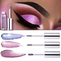 Vista 8 de Corleone Sombra de ojos líquida con purpurina, delineador líquido brillante, delineador de ojos líquido de larga duración, fórmula opaca, a base