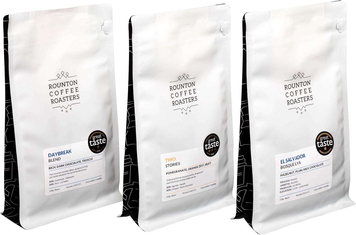 COFFEE SELECTION GIFT SET 3 x Great Taste Award Winning Coffees