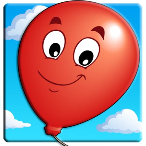Balloon Pop! Best learning games for kids - Learn letters, numbers, colors and shapes in 10 languages with no ads (Full version - Freetime Edition)