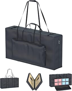 Cornhole Carrying Case, Cornhole Bag Tote Fits 4' x 2' Regulation Size Board, Heavy duty 600D Waterproof Oxford Fabric, Large Pockets for Cornhole Outdoor Games,Only Bag.