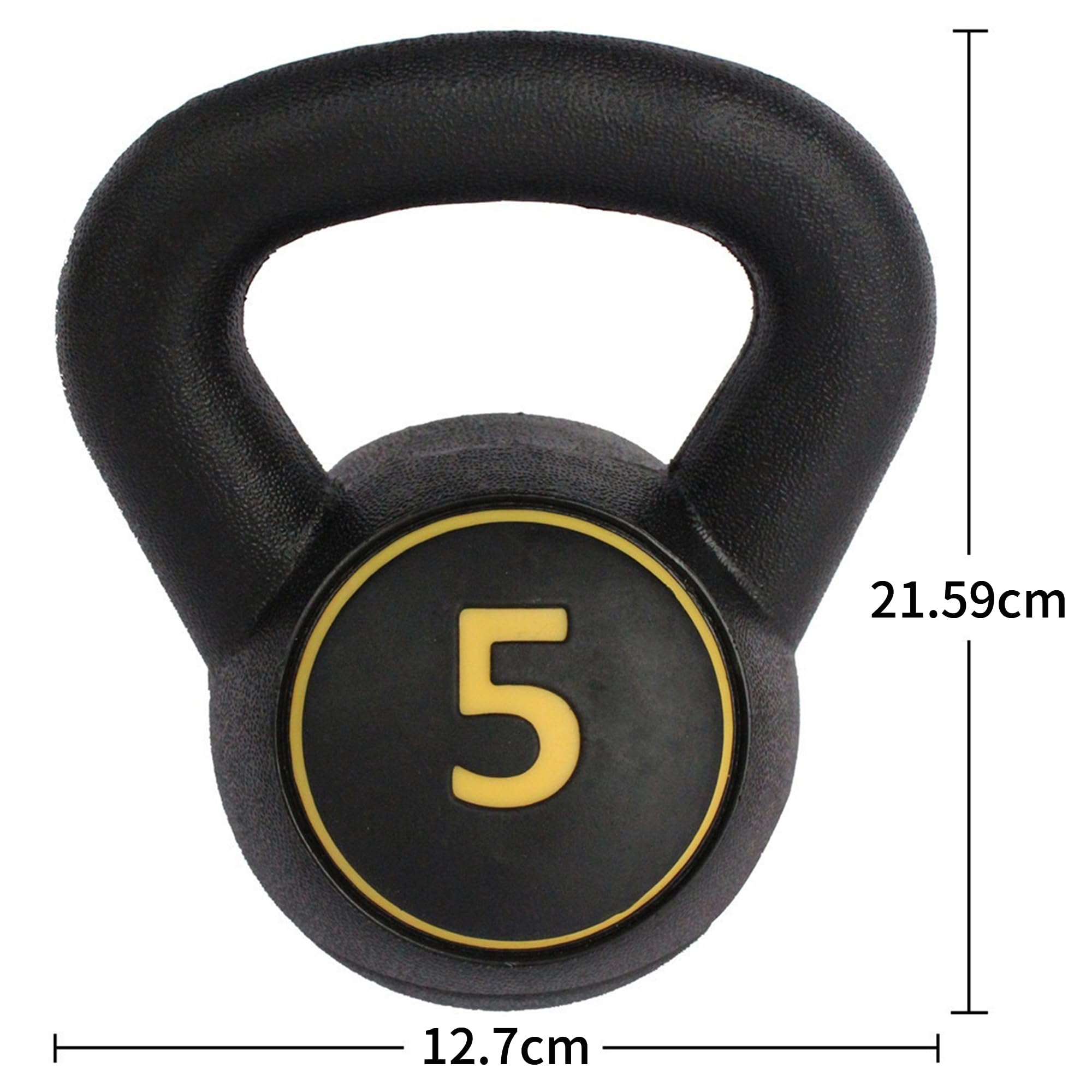 Kettlebell Set 5/10lbs, rutschfester Griff, Krafttraining | Ergonomischer Griff, robust, platzsparend, ideal für Anfänger & Zuhause