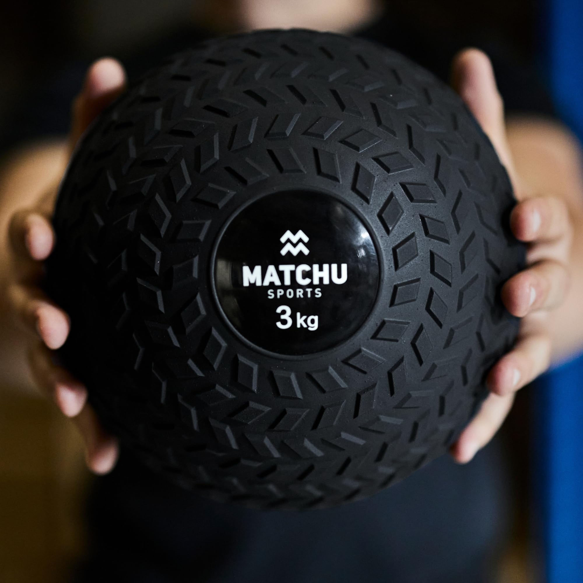 Slam ball | Slamball | piłka na opony, piłka medyczna, do treningów wybuchowych, fitness, gimnastyka, solidna konstrukcja, dodatkowa przyczepność, solidna guma, czarna | Matchu Sports