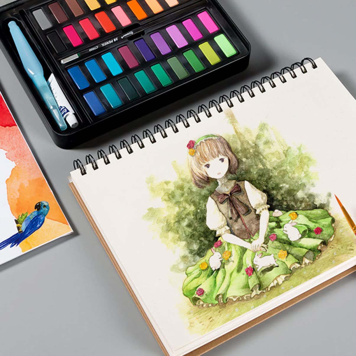 Artibetter 1pezzi Quaderno Per Schizzi Amatoriali Pittura Graffiti Studenti Pagine Di Carta Spessa Per Diario Poesia Disegni Pagine Per Uso Quotidiano