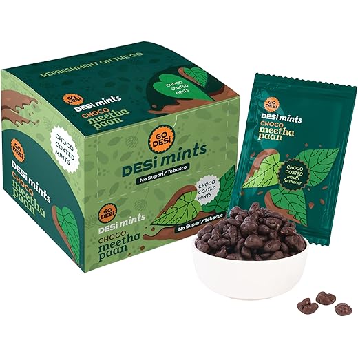 GO DESi Choco Meetha Paan Box of 20 Sachets