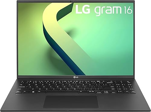 LG gram 16Z90Q - Laptop ultraligera, pantalla IPS de 16 pulgadas (1920 x 1200), procesador Intel Evo 12ª generación i7 1260P, 16 GB LPDDR5, 1 TB