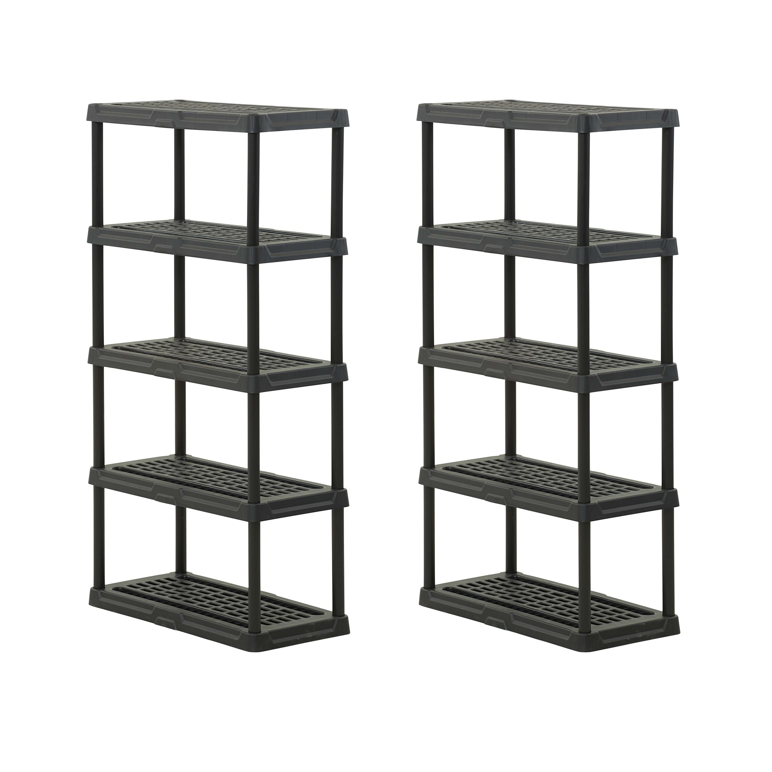 Amazon.com: CENTREX CX 5-Tier Heavy Duty Plastic Storage Shelves