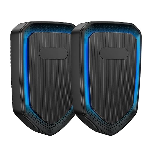 Plug In Negative Ion Air Purifiers Air Ionizers Quiet Air Freshener for Home Bedroom Office Basement - Portable Mini Air Cleaner Odor, Smoke, Dust, Pet Smell