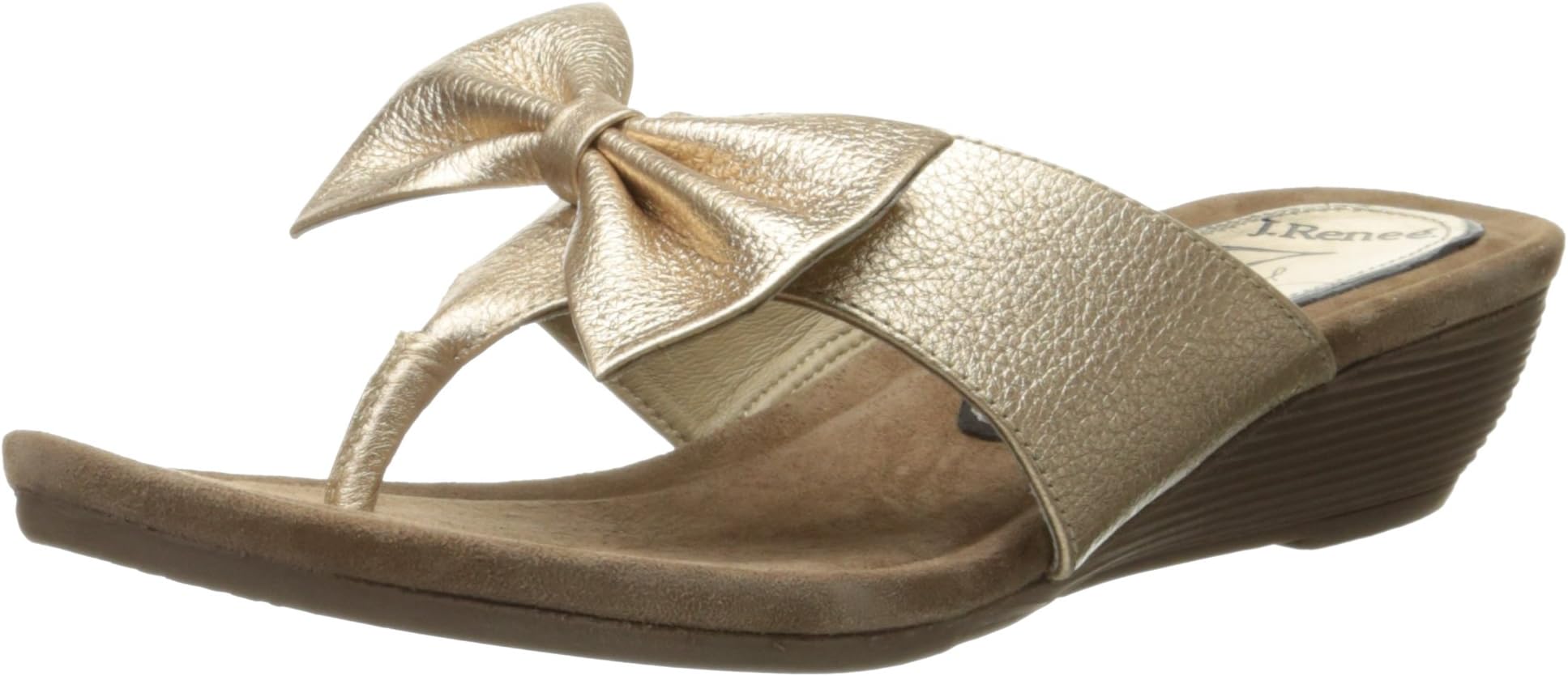 J.Renee Women s Ayala Wedge Sandal
