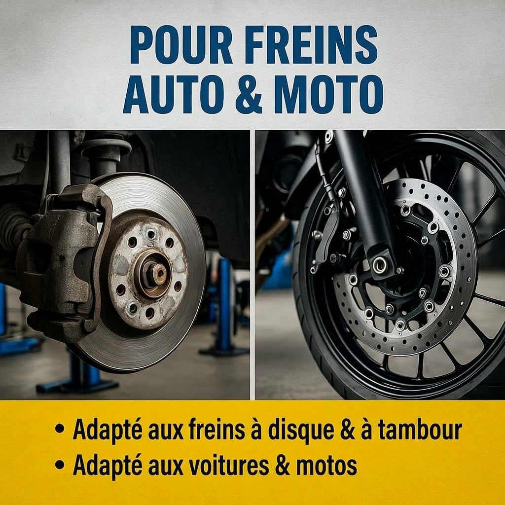 GiDeli Nettoyant pour freins - Bidon de 5 x 5 l - Pour voiture, moto et vélo - Élimine l'huile, la graisse, la poussière de frein, les résidus de colle - Dégraissant d'atelier, séchage rapide, sans