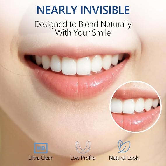 Custom Clear Retainers - Invisible Teeth Retainer (Upper & Lower 2 Pairs)