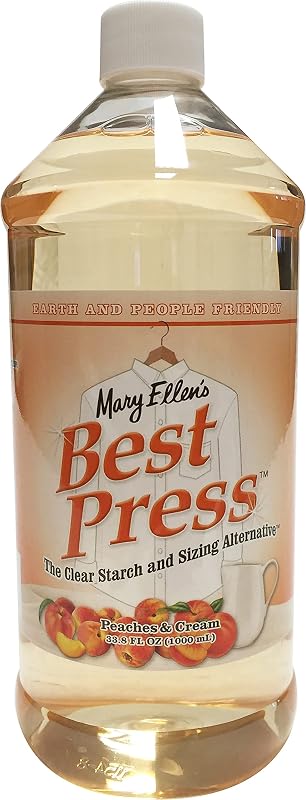 Mary Ellen Products 60131 Best Press Spray Ironing Starch, Peaches N Cream, 33.8-Ounce