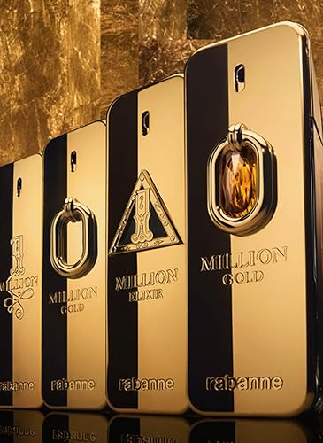 Miniatura 6 de 1 Million Gold Elixir Intense de Paco Rabanne para hombres - Espray de perfume de 3.4 onzas