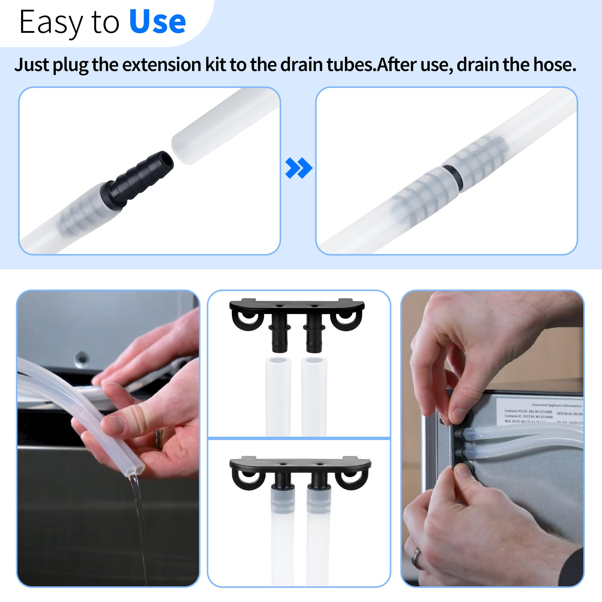 GE Opal Ice Maker Drain Hose - Replacement Part -6 GE Opal Ice Maker Drain Hose - Replacement Part -6