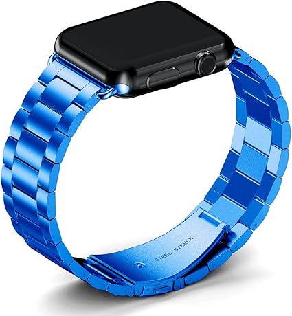 Amazon Notocity アップルウォッチ ベルト ステンレス留め金製 Apple Watch 交換バンド対応 Apple Watch Series 4 Series 3 Series 2 1 38mm 40mm 青 スマートウォッチアクセサリ 通販