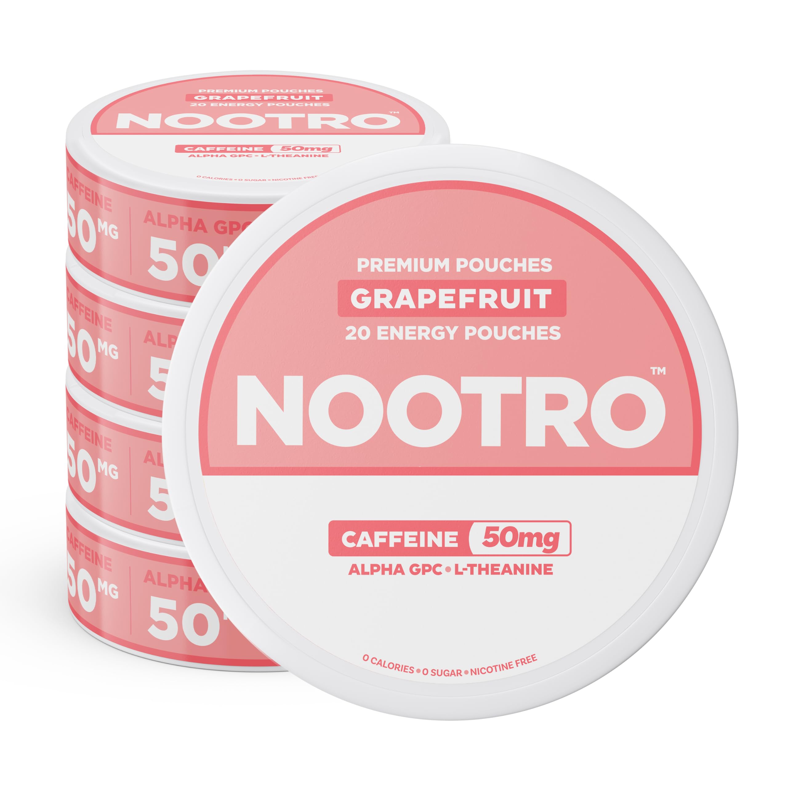 Amazon.com: Nootro Caffeine Nootropic Pouches (Grapefruit