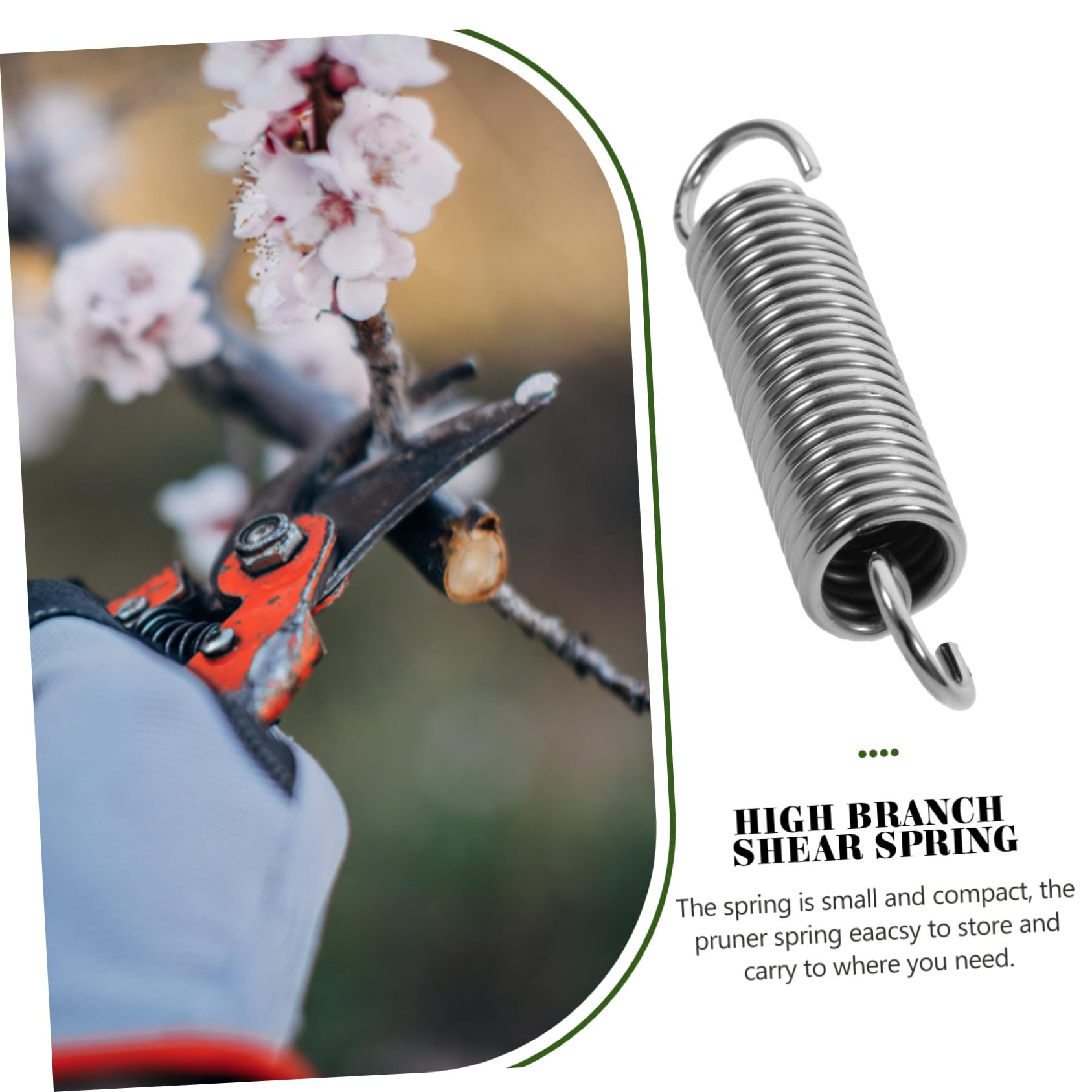 Milisten 10pcs Fistkars Tree Trimer Spring Pruning Shear Parts Replaceable Springs for Pruners Garden Clippers Spring Stainless Steel - Image 4