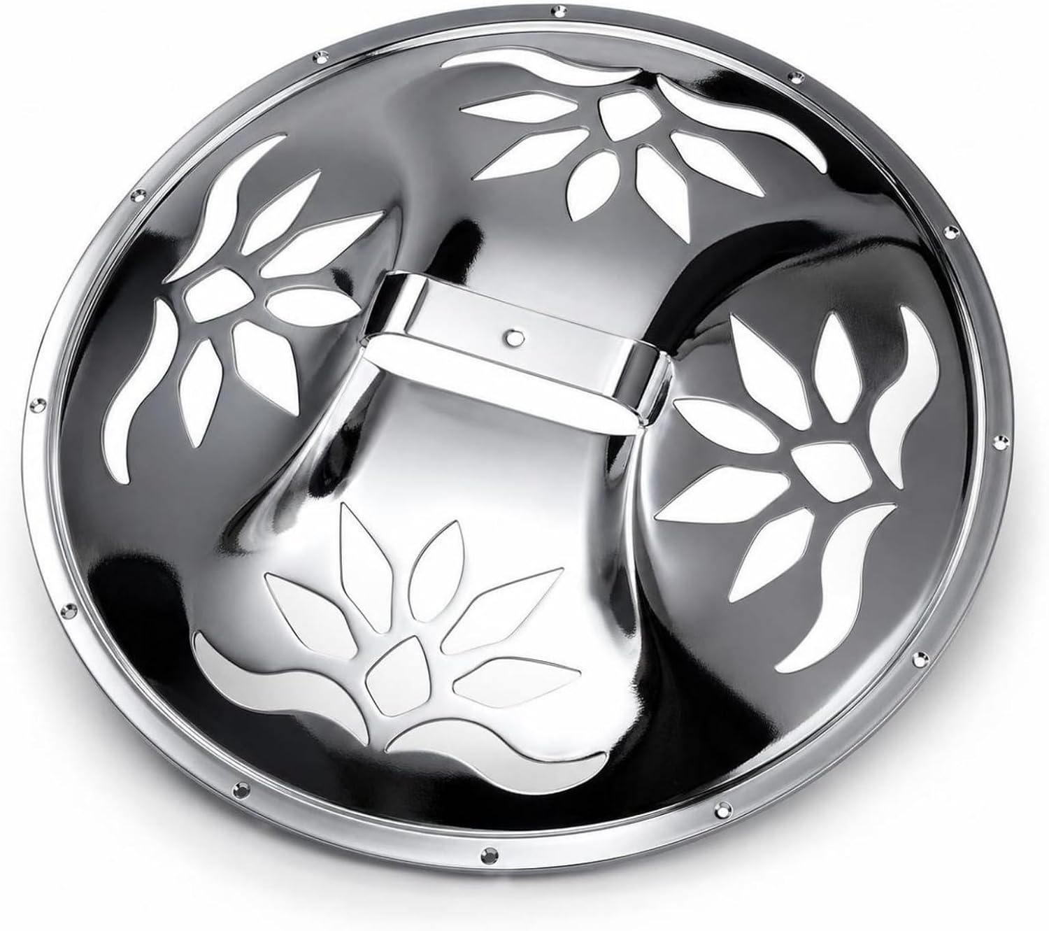 Metal Cover with Cutouts Domed Hardware Reflective for Luthier, Instrument Customization