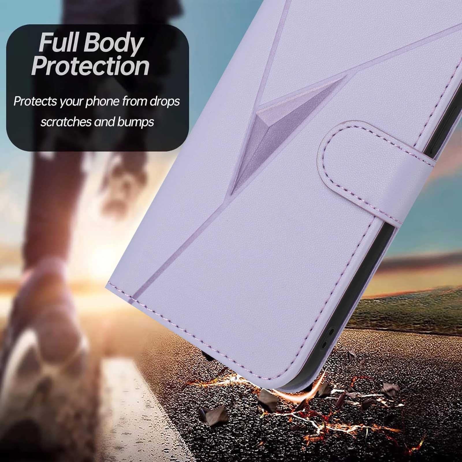 Custodia a libro in pelle PU per Oppo Reno 14F 5G con chiusura