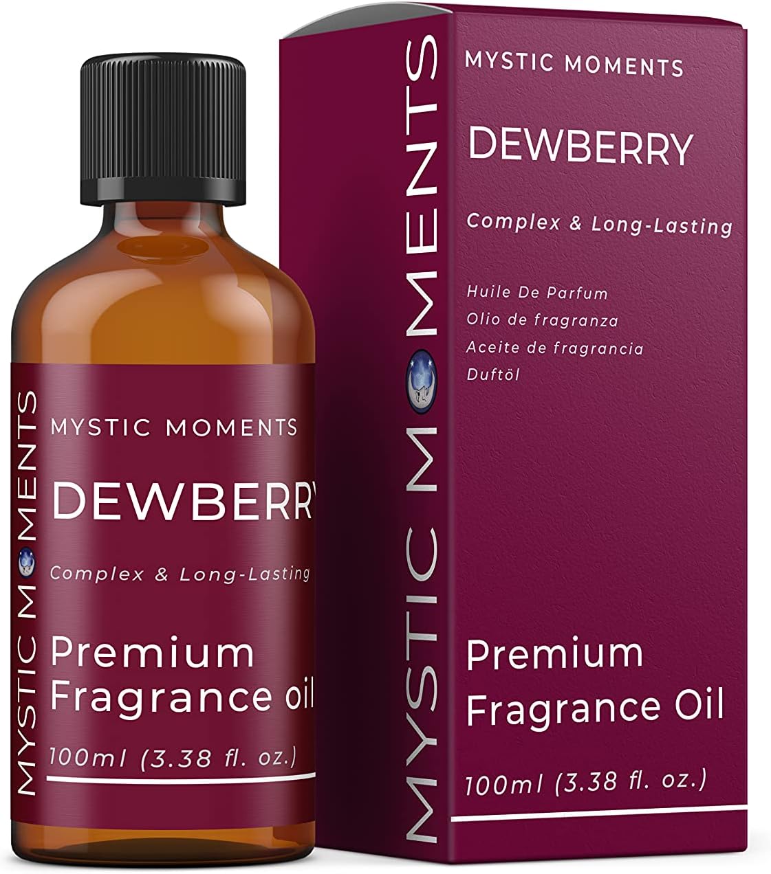 Mystic MomentsDewberry Fragrance Oil - 100ml - Perfect for Soaps, Candles, Bath Bombs, Oil Burners, Diffusers and Skin & Hair Care Items