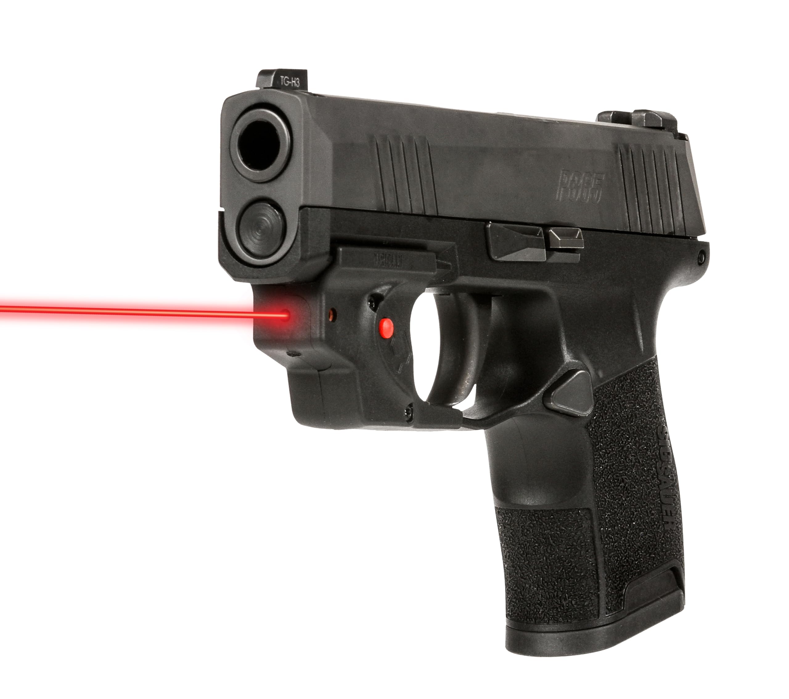 Viridian E Series Red Laser Sight for Sig P365, Gun Sight with Ambidextrous On and Off Switch, Black