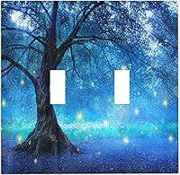 Vista 103 de Interruptor de Luz Cove Silla de Playa Paisaje Marino Océano Azul Placa de Pared de 3 Posiciones Placa de Interruptor de Luz Triple Palanca Costera