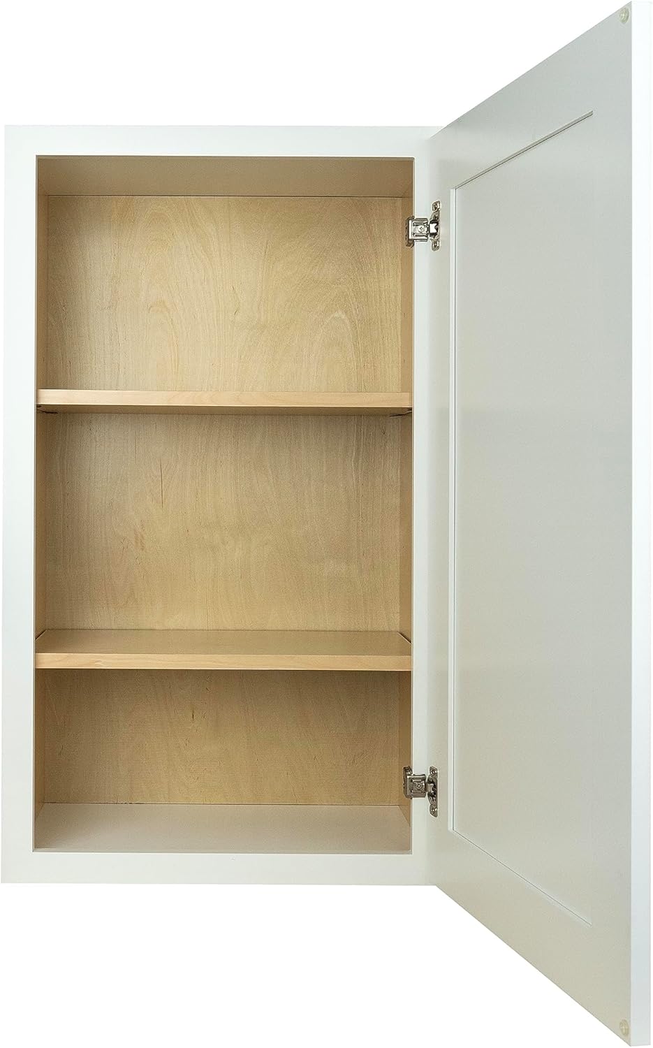 White Shaker Wall Kitchen Cabinet with Shelves