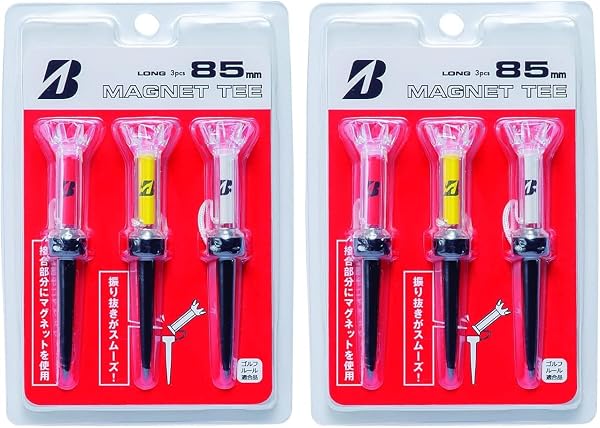 BRIDGESTONE(ブリヂストン) ゴルフ マグネットティー 85mm GAGMGTH 2023年モデル - 5