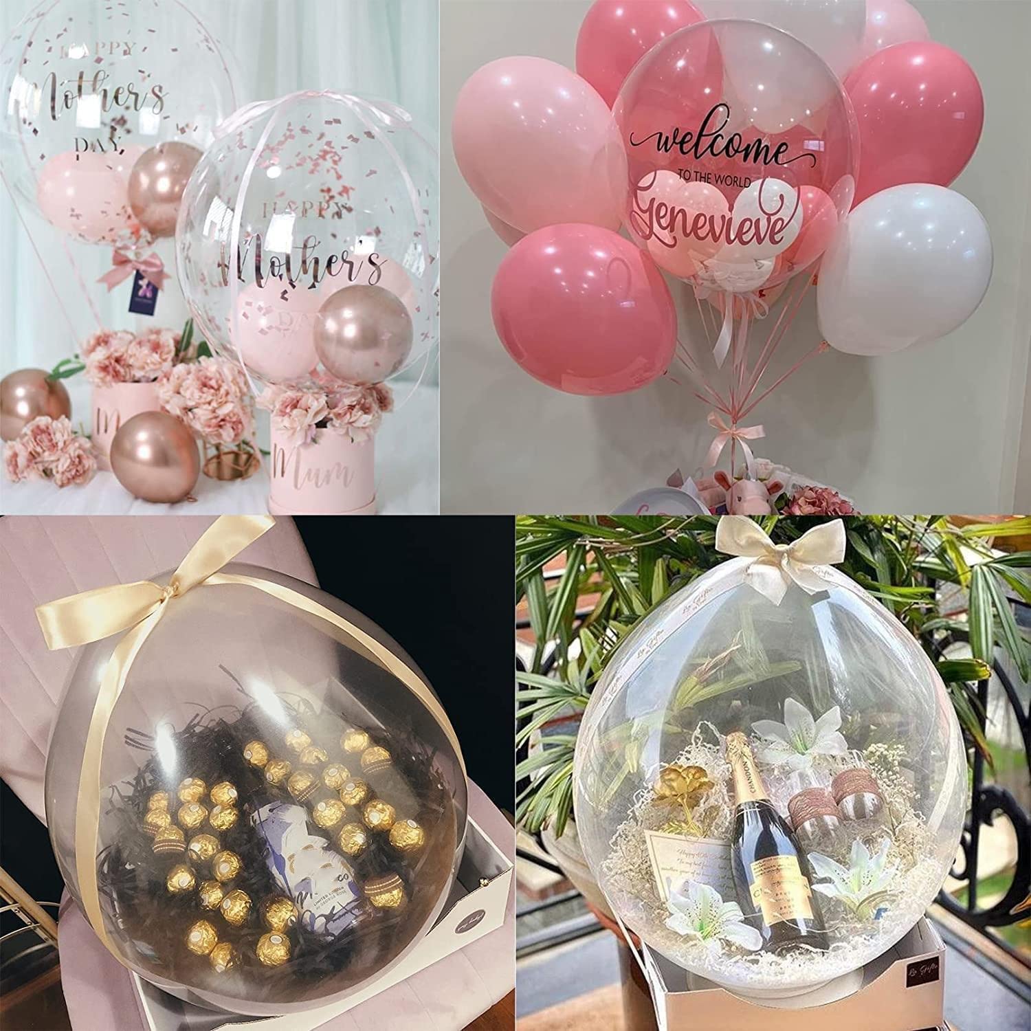 Narzędzie do napełniania balonów, maszyna do napełniania 46 cm, nadmuchiwacz do lalek i lalek niedźwiedzi, dekoracja urodzinowa i ślubna