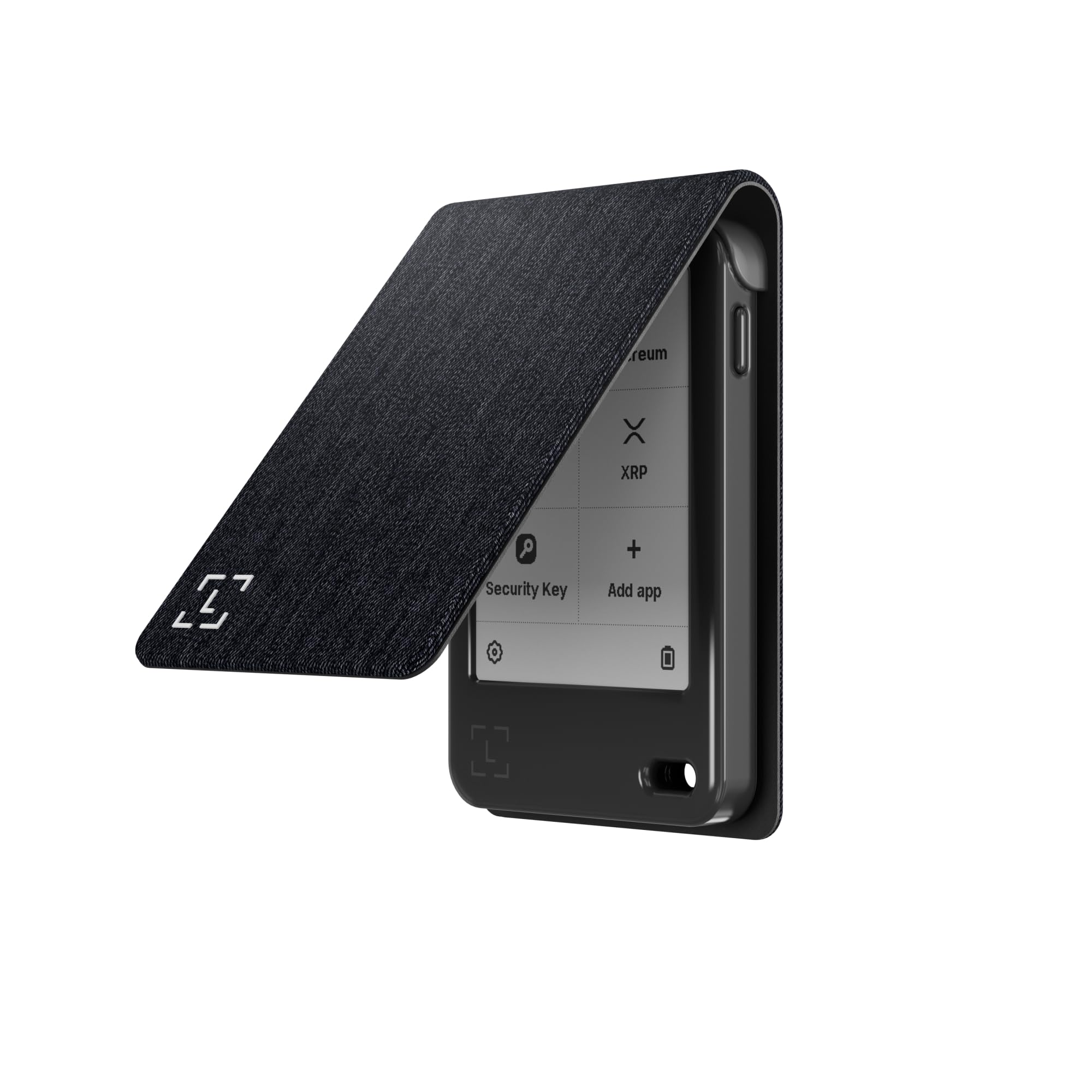 Ledger Nano Gen5 Magnet Folio - protezione per i firmatari touchscreen del portafoglio crittografico (Business Charcoal)