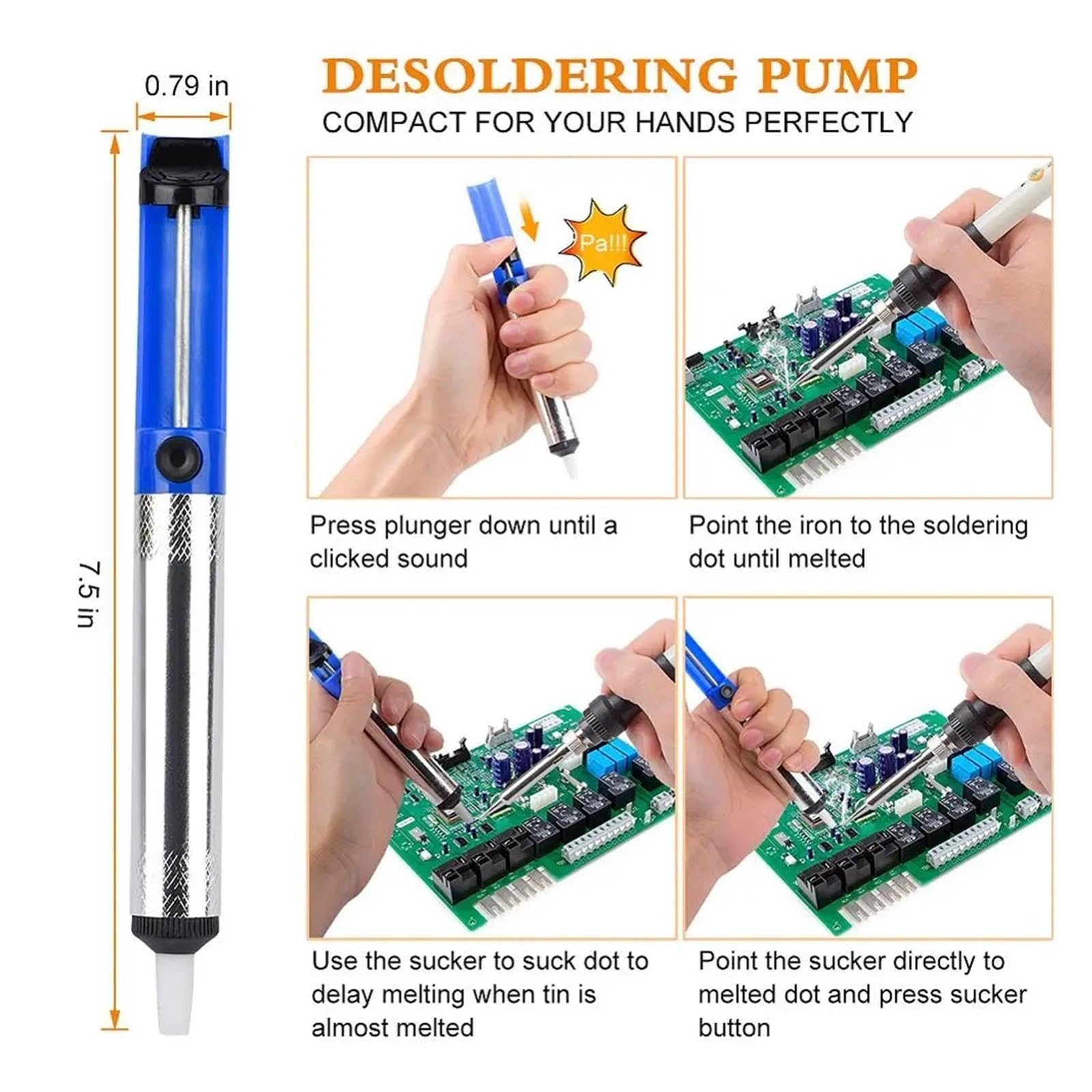 Kit Eléctrico De Soldador 80W, Herramienta Soldadura Estaño LCD Portátil Con Temperatura Ajustable, Juego Hierro Madera For Punta Diy Calentamiento Preciso(Black-02)