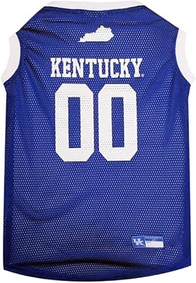 Pets First NCAA Basketball Pet Jersey KENTUCKY WILDCATS Dog Jersey, XX-Large (KY-4020-XXL)