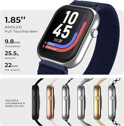Miniatura 2 de iTouch AIR 5 Smartwatch - Pantalla AMOLED de 1.85 pulgadas, llamadas Bluetooth, más de 100 modos deportivos, frecuencia cardíaca, SPO, seguimiento
