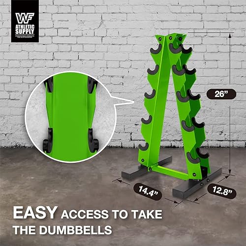 Miniatura 9 de CAPHAUS Juego de mancuernas de 5 a 25 libras con un estante de almacenamiento de marco, pesos sólidos sin hexágono para mujeres y hombres, hierro