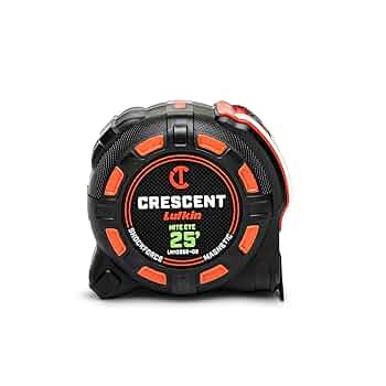Crescent Lufkin 25 Ft. SHOCKFORCE NITE EYE Magnetic Tape