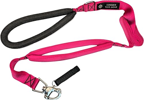 Miniatura 12 de Correa de perro resistente de 6 pies – Broche de liberación rápida, mango Dyneema, impermeable, 316 inoxidable, hecho a mano en Estados Unidos