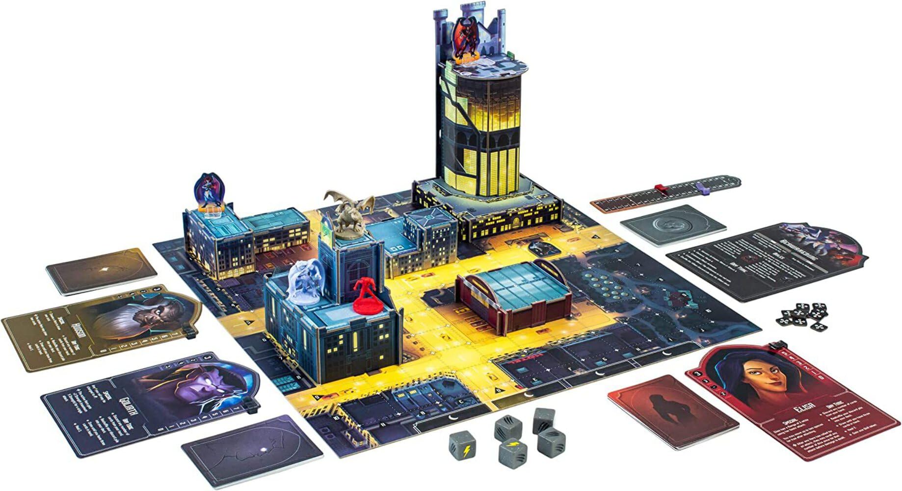 Ravensburger Disney Gargoyles - Juegos de Mesa de Estrategia Familiar inmersiva para niños y Adultos de 10 años en adelante, de 2 a 5 Jugadores