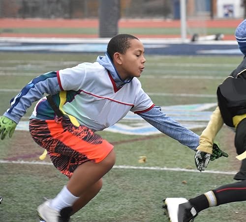 Miniatura 5 de DkOvn Cinturón de fútbol con bandera, 11014 unidades, ajustable, con cinturón y banderas, para niños, jóvenes, adultos