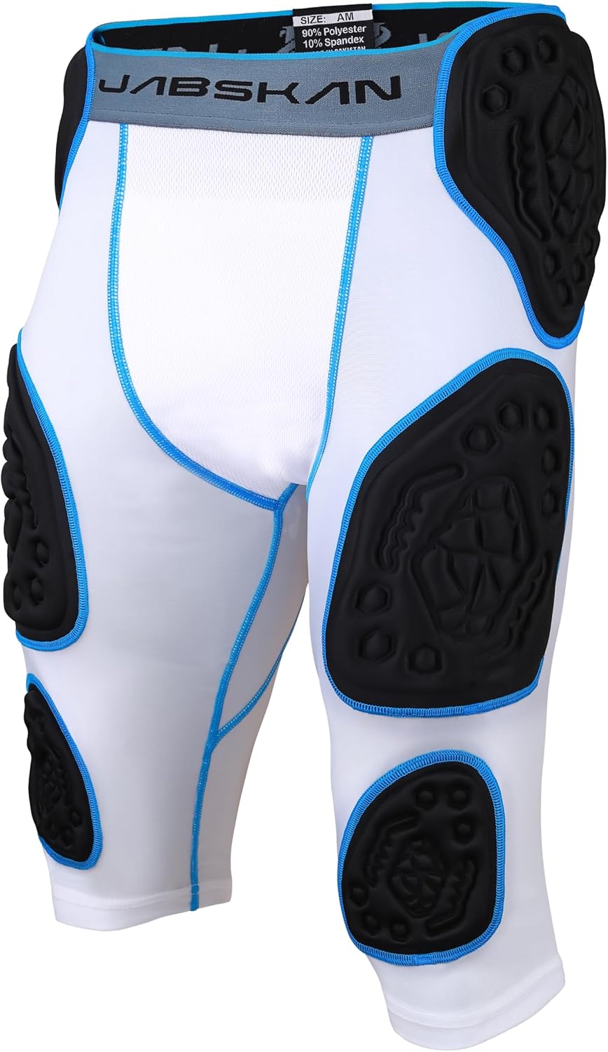 Adult Premium 7-pad Football Bull Rush Girdle for Ultimate Protection and Performance – Durable, Lightweight & Comfortable.