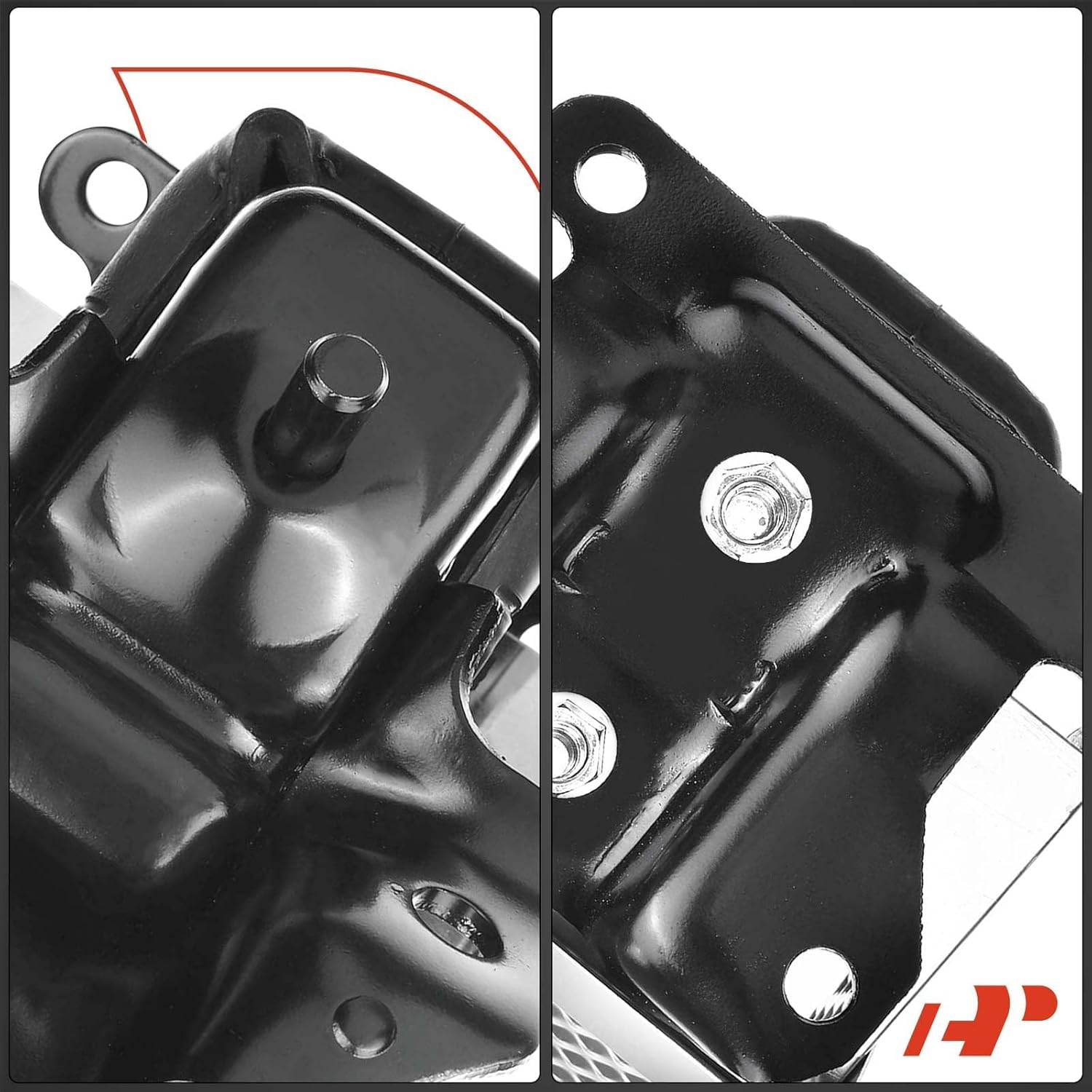 A-Premium 2Pcs Left Right Engine Motor Mount with Heat Shield Compatible with Chevrolet Avalanche Silverado Suburban Tahoe & GMC Sierra Yukon & Cadillac Escalade 2007-2014, Replace# 15854941, 15837373