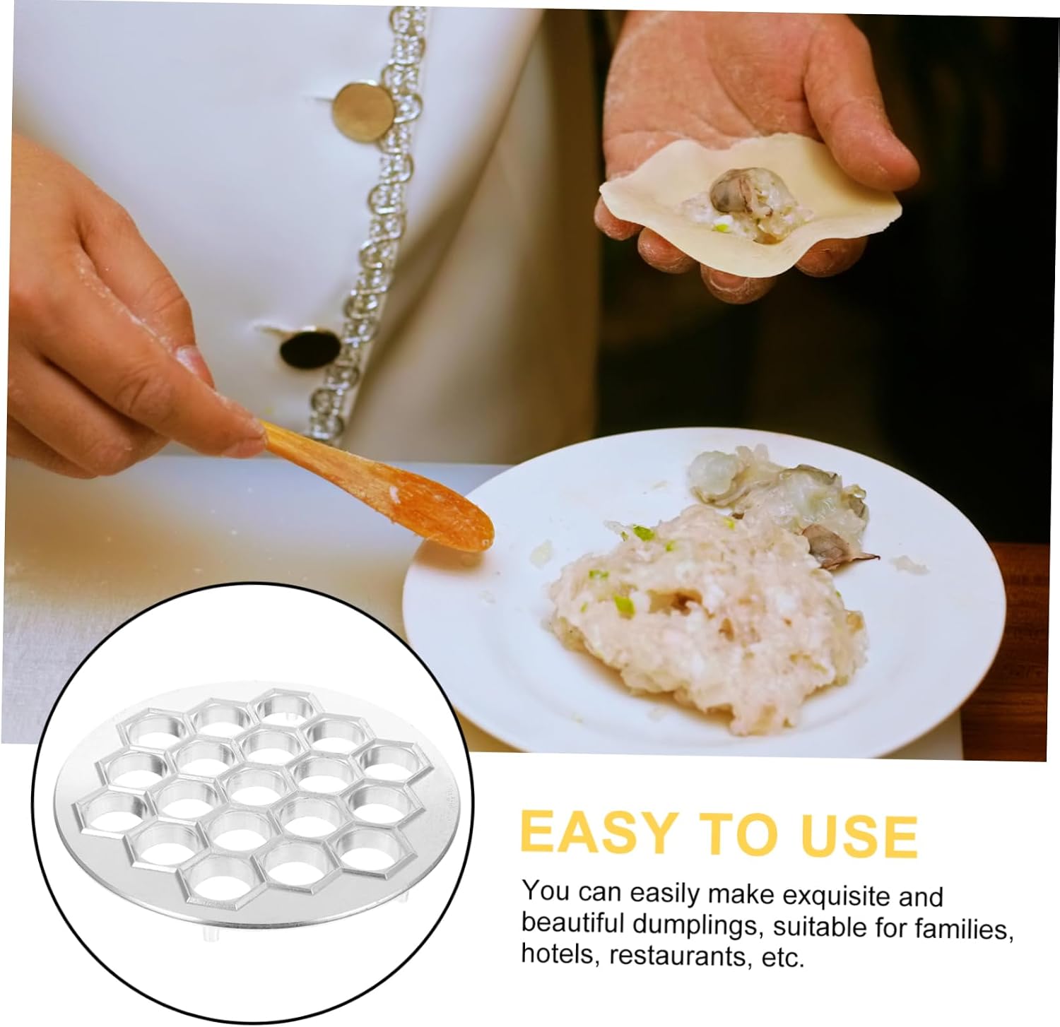 Portable Dumpling Mold Reusable Maker Multi-hole Dumpling Maker for Kitchen Gadget