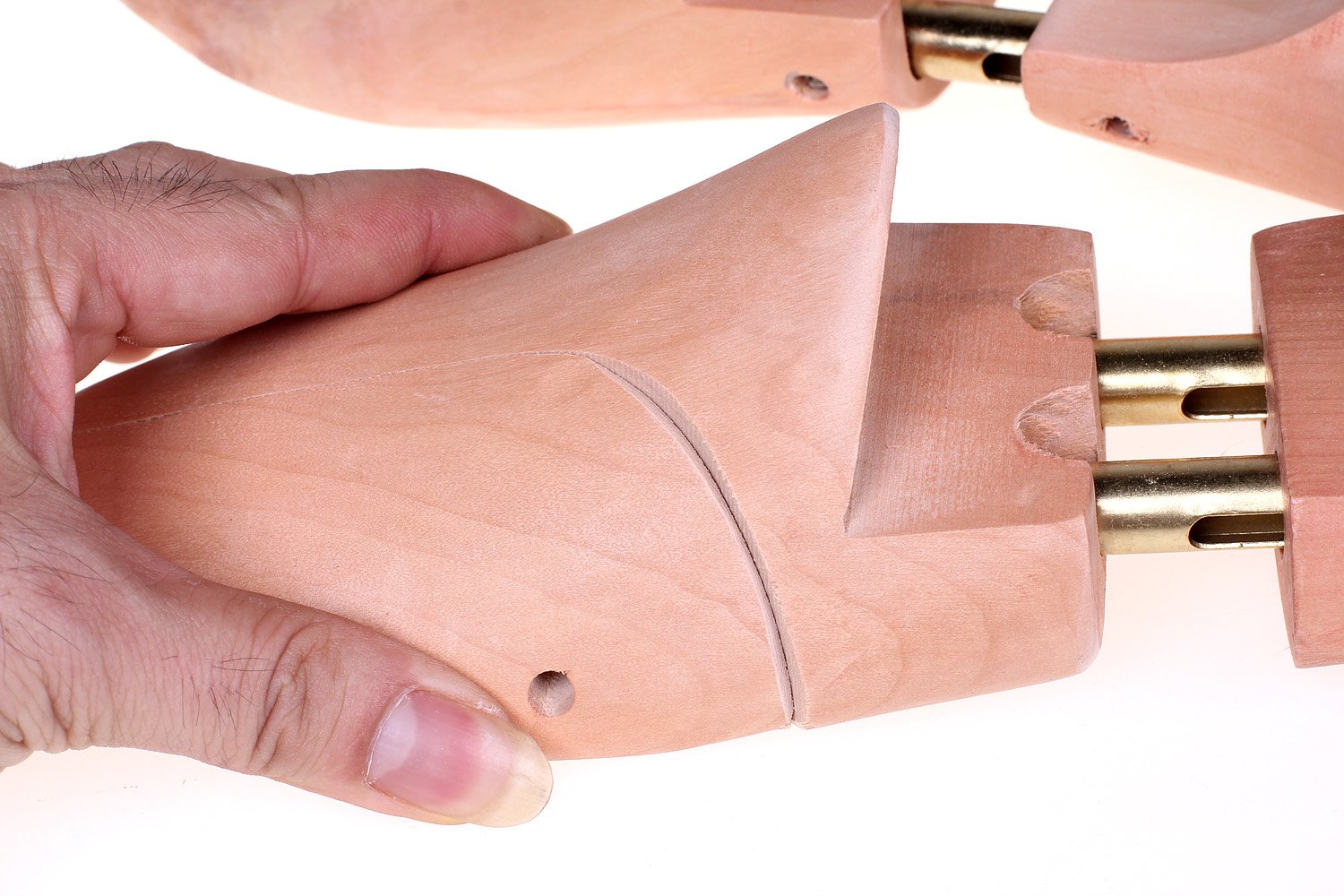 Tendiscarpe In Legno Naturale HIMRY - Forma Per Calzature, Regolabile, Assorbe Umidità, Per Misure 43-44 - Foto 7