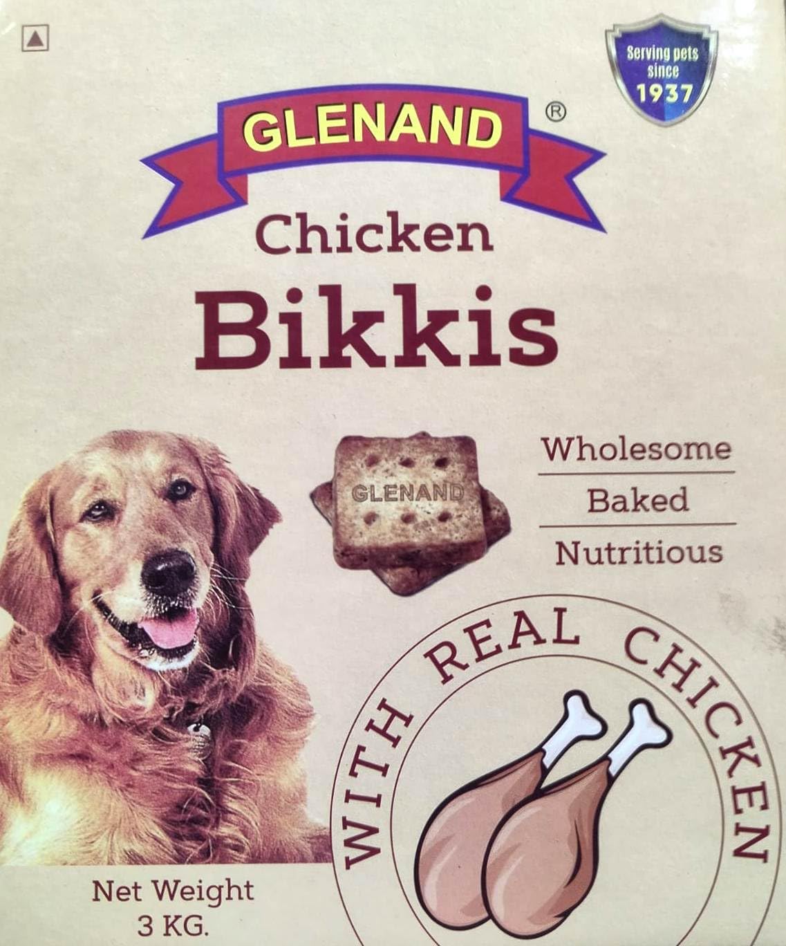 Glenand Dog Chicken Bikis 3kg (B0CFH99SL2) Amazon Price History, Amazon Price Tracker