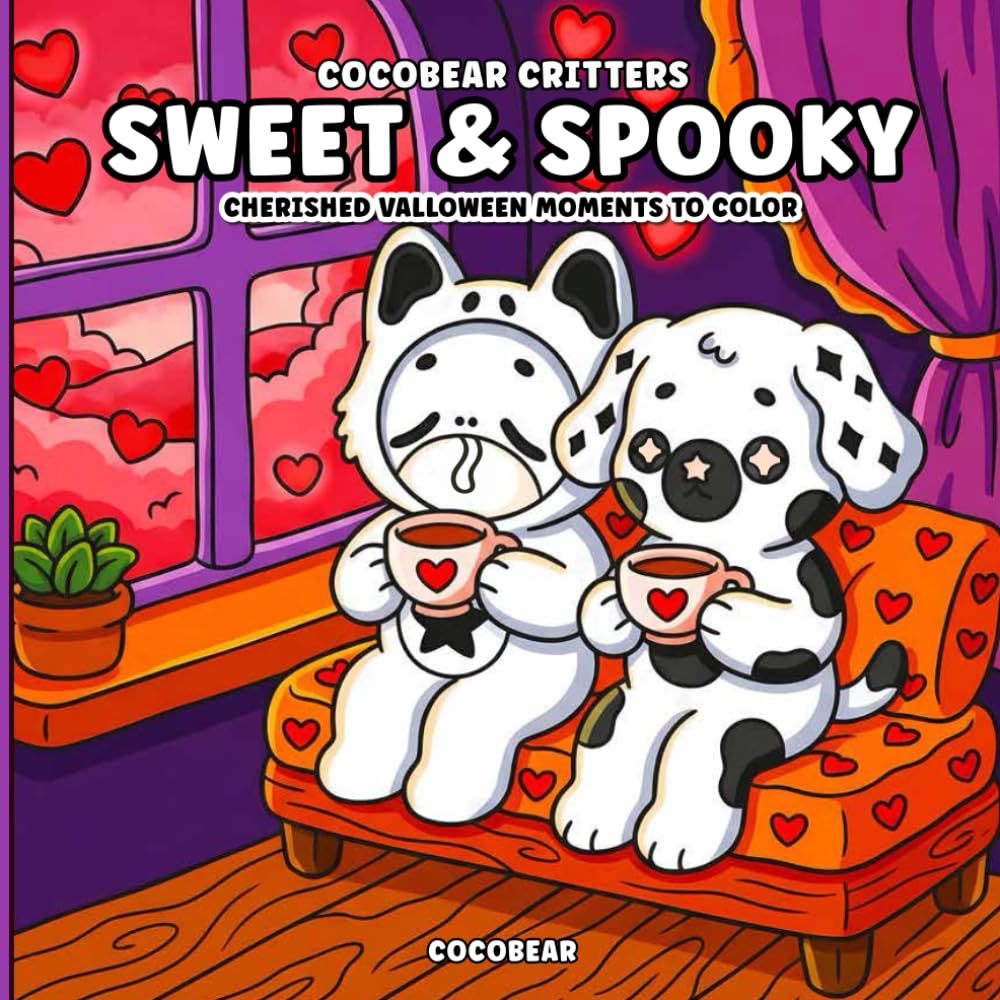 Sweet & Spooky: Valloween Coloring Book 1st Edition