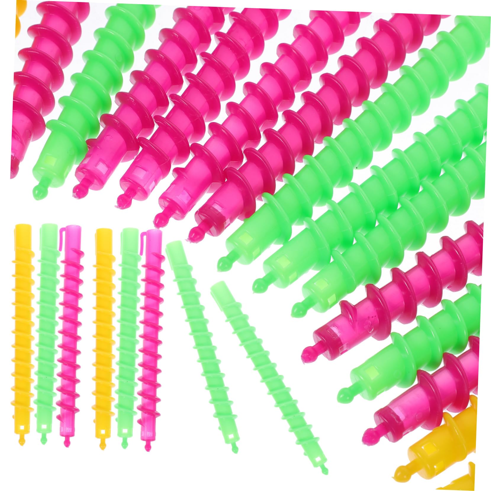 Kit de 100 Varillas de Permanente en Espiral para Cabello Largo